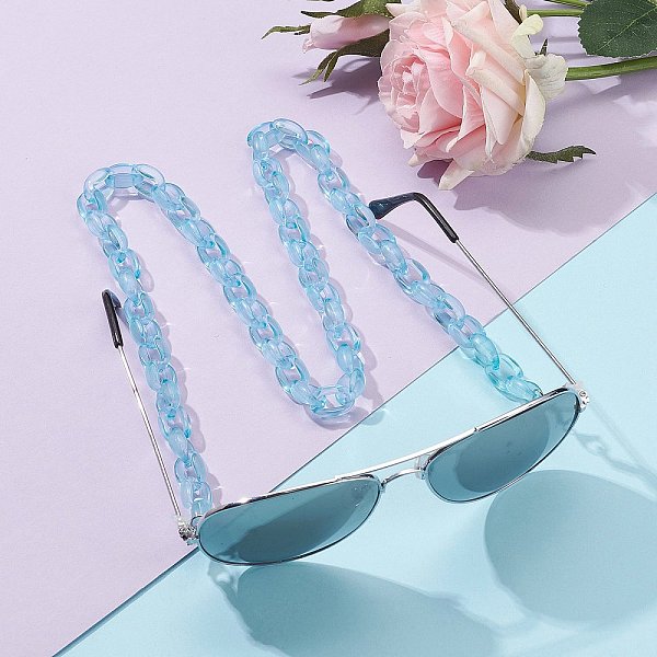 PandaHall Neck Strap Eyeglasses Chain Sets, with Transparent Acrylic Cable Chains, 304 Stainless Steel Lobster Claw Clasps and Rubber Loop..., Multicolor
PandaHall Neck Strap Eyeglasses Chain Sets, with Transparent Acrylic Cable Chains, 304 Stainless Steel Lobster Claw Clasps and Rubber Loop..., Multicolor