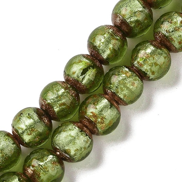 PandaHall Handmade Gold Sand Lampwork Beads Strands, Round, Olive Drab, 12mm, Hole: 1.8mm, about 42~45pcs/strand, 18.50''~20.87''(47~53cm)...
PandaHall Handmade Gold Sand Lampwork Beads Strands, Round, Olive Drab, 12mm, Hole: 1.8mm, about 42~45pcs/strand, 18.50''~20.87''(47~53cm)...