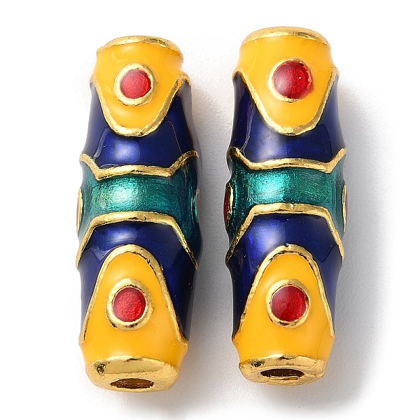 PandaHall Rack Plating Alloy Enamel Beads, Cadmium Free & Lead Free, Rice, Matte Gold Color, Colorful, 30x10.5mm, Hole: 3.5mm Alloy+Enamel...
PandaHall Rack Plating Alloy Enamel Beads, Cadmium Free & Lead Free, Rice, Matte Gold Color, Colorful, 30x10.5mm, Hole: 3.5mm Alloy+Enamel...