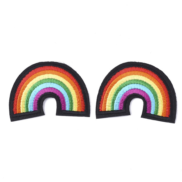 PandaHall Computerized Embroidery Cloth Iron On Patches, Costume Accessories, Appliques, Rainbow, Colorful, 44x61x2mm Cloth Rainbow
PandaHall Computerized Embroidery Cloth Iron On Patches, Costume Accessories, Appliques, Rainbow, Colorful, 44x61x2mm Cloth Rainbow