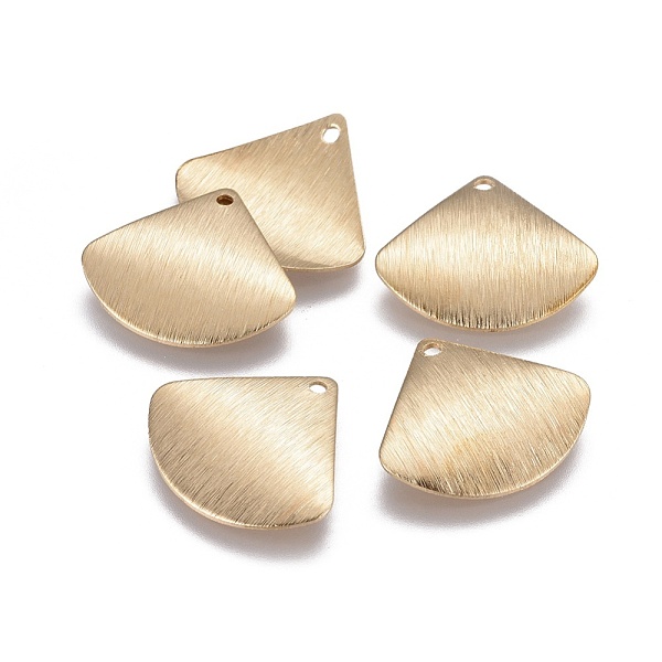 PandaHall Brass Pendants, Fan, Raw(Unplated), 18.5x20.5x0.8mm, Hole: 1.5mm Brass Fan
PandaHall Brass Pendants, Fan, Raw(Unplated), 18.5x20.5x0.8mm, Hole: 1.5mm Brass Fan