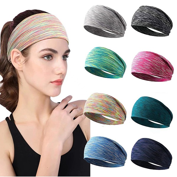PandaHall Cotton Stretch Elastic Yoga Headbands, Athletic Headbands for Women Girls, Mixed Color, 200x100mm Plastic Multicolor
PandaHall Cotton Stretch Elastic Yoga Headbands, Athletic Headbands for Women Girls, Mixed Color, 200x100mm Plastic Multicolor