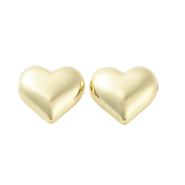 PandaHall Brass Stud Earrings for Women, Heart, Real 18K Gold Plated, 17x18mm Brass Heart
PandaHall Brass Stud Earrings for Women, Heart, Real 18K Gold Plated, 17x18mm Brass Heart