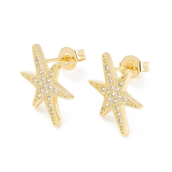 PandaHall Clear Cubic Zirconia Star Stud Earrings, Brass Jewelry for Women, Cadmium Free & Nickel Free & Lead Free, Real 18K Gold Plated...
PandaHall Clear Cubic Zirconia Star Stud Earrings, Brass Jewelry for Women, Cadmium Free & Nickel Free & Lead Free, Real 18K Gold Plated...