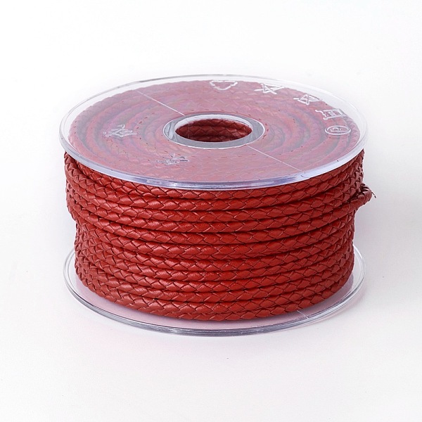 PandaHall Braided Cowhide Cord, Leather Jewelry Cord, Jewelry DIY Making Material, Dark Red, 3mm, about 5.46 yards(5m)/roll Cowhide Round...
PandaHall Braided Cowhide Cord, Leather Jewelry Cord, Jewelry DIY Making Material, Dark Red, 3mm, about 5.46 yards(5m)/roll Cowhide Round...