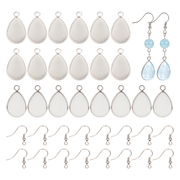 PandaHall Unicraftale 102 Pcs Stainless Steel Earring Kits, Including Teardrop Pendant Cabochon Settings and Earring Hooks, Stainless Steel...
PandaHall Unicraftale 102 Pcs Stainless Steel Earring Kits, Including Teardrop Pendant Cabochon Settings and Earring Hooks, Stainless Steel...