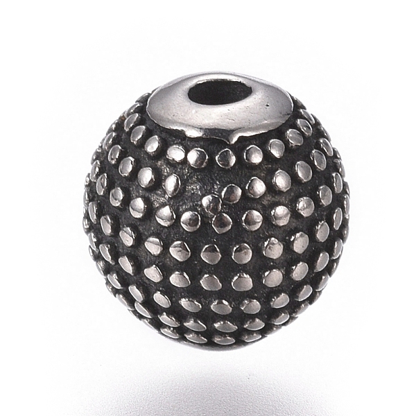 PandaHall 304 Stainless Steel Beads, Polished, Round, Antique Silver, 7.5mm, Hole: 1.6mm 304 Stainless Steel Round
PandaHall 304 Stainless Steel Beads, Polished, Round, Antique Silver, 7.5mm, Hole: 1.6mm 304 Stainless Steel Round