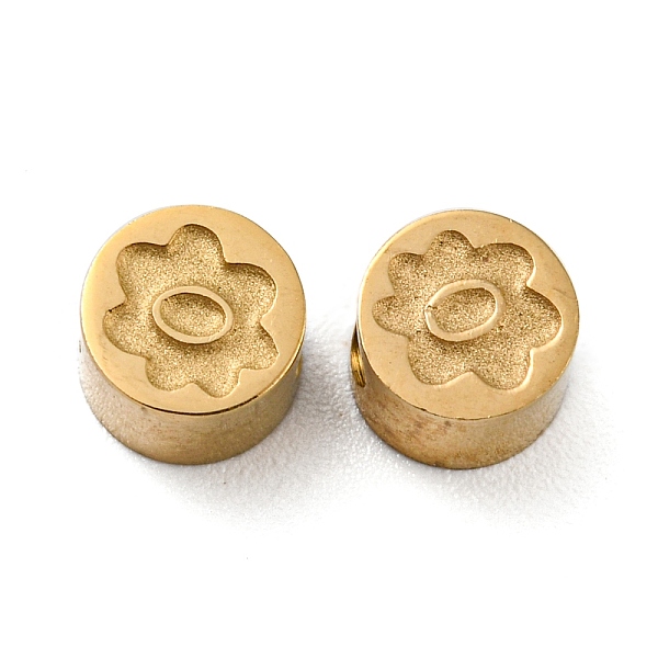 PandaHall Ion Plating(IP) 316L Surgical Stainless Steel Beads, Textured, Flat Round with Flower, Real 18K Gold Plated, 5x3.5mm, Hole: 2mm...
PandaHall Ion Plating(IP) 316L Surgical Stainless Steel Beads, Textured, Flat Round with Flower, Real 18K Gold Plated, 5x3.5mm, Hole: 2mm...