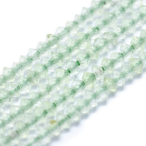 PandaHall Natural Prehnite Beads Strands, Bicone, Faceted, 2x0.8mm, Hole: 0.5mm, about 310~320pcs/strand, 15.35 inch(39cm) Prehnite Bicone
PandaHall Natural Prehnite Beads Strands, Bicone, Faceted, 2x0.8mm, Hole: 0.5mm, about 310~320pcs/strand, 15.35 inch(39cm) Prehnite Bicone
