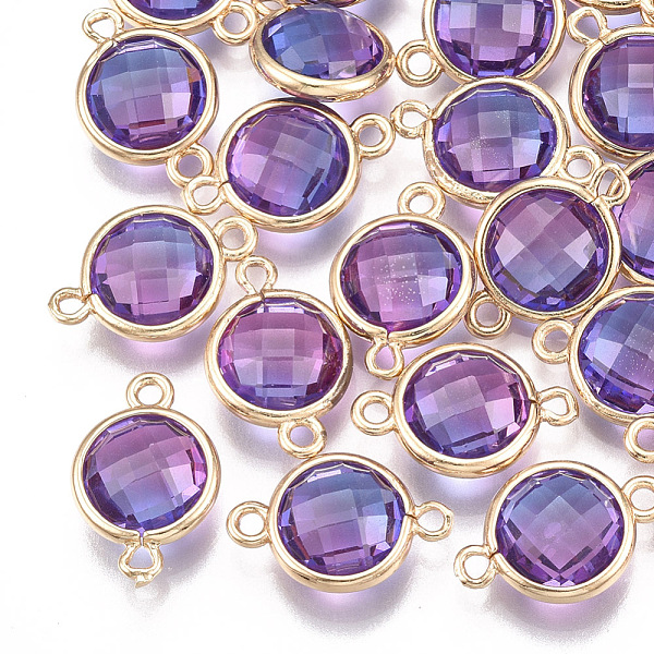 PandaHall Glass Links connectors, with Brass Findings, Faceted, Flat Round, Golden, Colorful, 17.5x11.5x5mm, Hole: 1.5mm Glass Flat Round
PandaHall Glass Links connectors, with Brass Findings, Faceted, Flat Round, Golden, Colorful, 17.5x11.5x5mm, Hole: 1.5mm Glass Flat Round