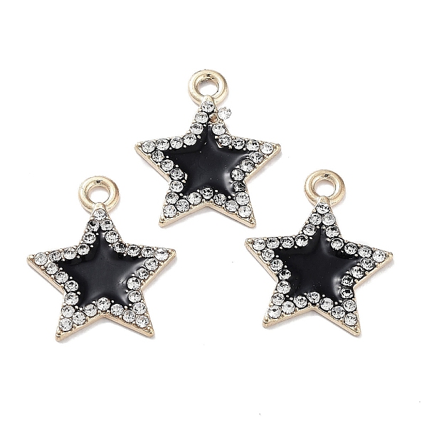 PandaHall Alloy Enamel Pendants, with Rhinestone, Cadmium Free & Lead Free, Golden, Star, 21x17x1.5mm, Hole: 2mm Alloy Rhinestone+Enamel..., Clear
PandaHall Alloy Enamel Pendants, with Rhinestone, Cadmium Free & Lead Free, Golden, Star, 21x17x1.5mm, Hole: 2mm Alloy Rhinestone+Enamel..., Clear