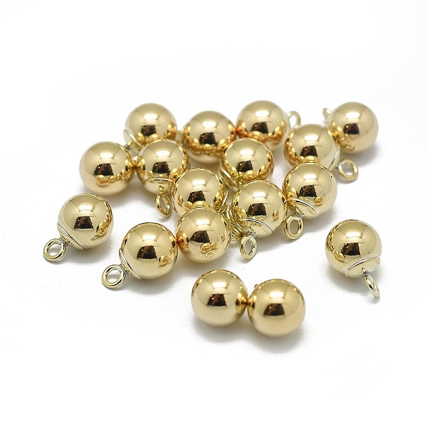 PandaHall Yellow Gold Filled Charms, 1/20 14K Gold Filled, Cadmium Free & Nickel Free & Lead Free, Ball, 8.5x6mm, Hole: 1.2mm Brass Round
PandaHall Yellow Gold Filled Charms, 1/20 14K Gold Filled, Cadmium Free & Nickel Free & Lead Free, Ball, 8.5x6mm, Hole: 1.2mm Brass Round