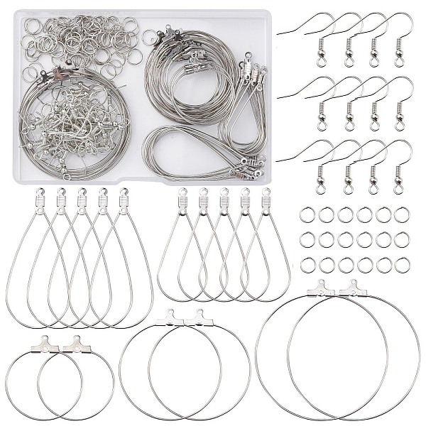 PandaHall DIY Wire Wrap Earring Making Kit, Including Ring & Teardrop 304 Stainless Steel Earring Pendants, Iron Earring Hooks & Jump Rings...
PandaHall DIY Wire Wrap Earring Making Kit, Including Ring & Teardrop 304 Stainless Steel Earring Pendants, Iron Earring Hooks & Jump Rings...