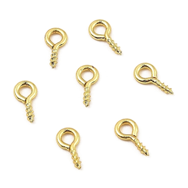 PandaHall Brass Peg Bails, Screw Eye Peg Bails, Real 18K Gold Plated, 8x4x1mm, Hole: 2mm, Pin: 1.2mm Brass
PandaHall Brass Peg Bails, Screw Eye Peg Bails, Real 18K Gold Plated, 8x4x1mm, Hole: 2mm, Pin: 1.2mm Brass