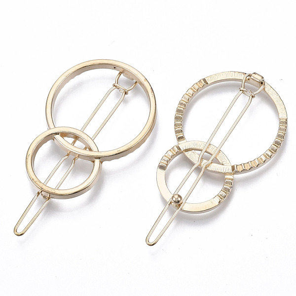 PandaHall Alloy Hollow Geometric Hair Pin, Ponytail Holder Statement, Hair Accessories for Women, Cadmium Free & Lead Free, Interlink Rings...
PandaHall Alloy Hollow Geometric Hair Pin, Ponytail Holder Statement, Hair Accessories for Women, Cadmium Free & Lead Free, Interlink Rings...