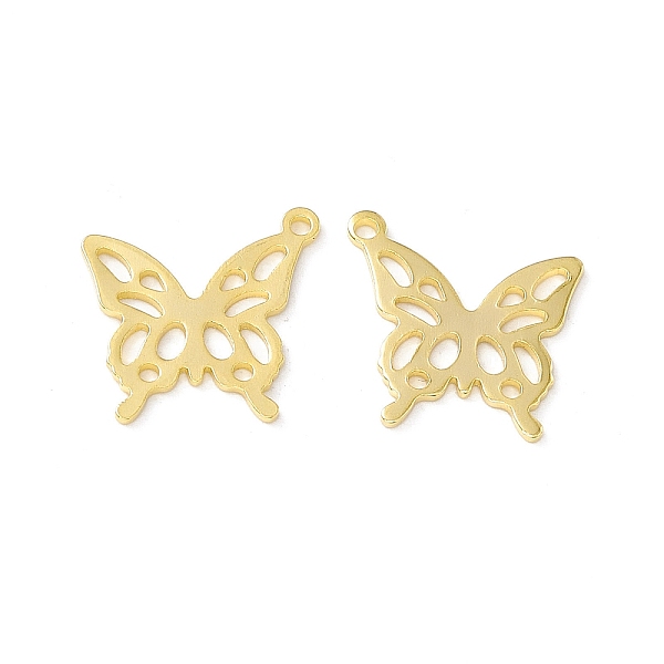 PandaHall Brass Pendants, Cadmium Free & Lead Free, Butterfly Charm, Real 24K Gold Plated, 19x17x0.8mm, Hole: 1.2mm Brass Butterfly
PandaHall Brass Pendants, Cadmium Free & Lead Free, Butterfly Charm, Real 24K Gold Plated, 19x17x0.8mm, Hole: 1.2mm Brass Butterfly