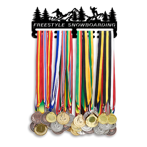 PandaHall Iron Medal Hanger Holder Display Wall Rack, 3-Line, with Screws, Black, Skiing, 400x150mm Iron Sports Black
PandaHall Iron Medal Hanger Holder Display Wall Rack, 3-Line, with Screws, Black, Skiing, 400x150mm Iron Sports Black