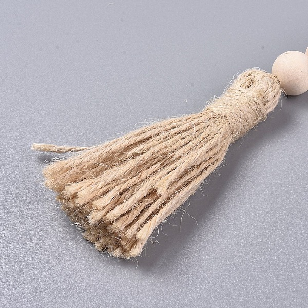 PandaHall Pine Wood Bead Garlands, with Hemp Rope Tassels, Wooden Bead String Wall Hanging, for Home Decoation, Blanched Almond, 29cm Wood..., Orange
PandaHall Pine Wood Bead Garlands, with Hemp Rope Tassels, Wooden Bead String Wall Hanging, for Home Decoation, Blanched Almond, 29cm Wood..., Orange
