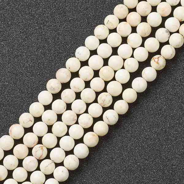 PandaHall Nrtutal Magnesite Beads Strands, Round, 6mm, Hole: 0.8mm, about 64pcs/strand, 15.16 inch(38.5cm) Magnesite Round
PandaHall Nrtutal Magnesite Beads Strands, Round, 6mm, Hole: 0.8mm, about 64pcs/strand, 15.16 inch(38.5cm) Magnesite Round