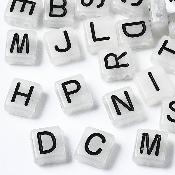 PandaHall Luminous Acrylic Multi-Strand Links, for Tile Elastic Bracelets Making, Rectangle with Random Mixed Letters, WhiteSmoke, 8x8x4mm..., White
PandaHall Luminous Acrylic Multi-Strand Links, for Tile Elastic Bracelets Making, Rectangle with Random Mixed Letters, WhiteSmoke, 8x8x4mm..., White