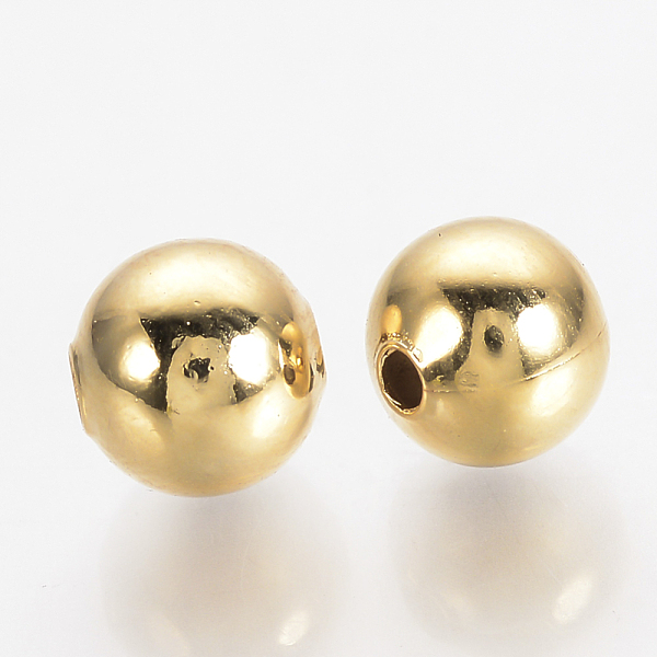 PandaHall Brass Spacer Beads, Nickel Free, Real 18K Gold Plated, Round, 6mm, Hole: 1mm Brass Round
PandaHall Brass Spacer Beads, Nickel Free, Real 18K Gold Plated, Round, 6mm, Hole: 1mm Brass Round