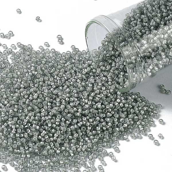 PandaHall TOHO Round Seed Beads, Japanese Seed Beads, (376) Inside Color Med Gray/White-Lined, 15/0, 1.5mm, Hole: 0.7mm, about 3000pcs/10g...
PandaHall TOHO Round Seed Beads, Japanese Seed Beads, (376) Inside Color Med Gray/White-Lined, 15/0, 1.5mm, Hole: 0.7mm, about 3000pcs/10g...