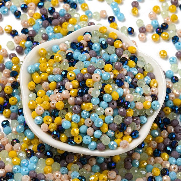 PandaHall Glass Beads, Faceted, Rondelle, Sky Blue, 4x3mm, Hole: 0.4mm, about 6800pcs/500g Glass Rondelle
PandaHall Glass Beads, Faceted, Rondelle, Sky Blue, 4x3mm, Hole: 0.4mm, about 6800pcs/500g Glass Rondelle