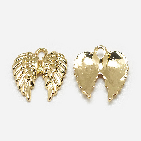 PandaHall Brass Charms, Wing, Real 18K Gold Plated, 14x12x2mm, Hole: 1.5mm Brass Wing
PandaHall Brass Charms, Wing, Real 18K Gold Plated, 14x12x2mm, Hole: 1.5mm Brass Wing