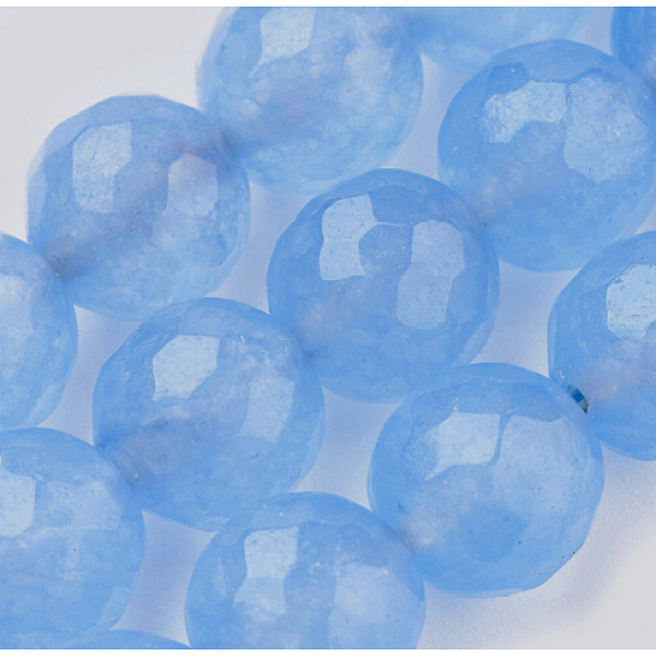 PandaHall Natural Malaysia Jade Beads Strands, Dyed, Faceted, Round, Light Sky Blue, 8mm, Hole: 1mm, about 45pcs/strand, 14.9 inch Malaysia...
PandaHall Natural Malaysia Jade Beads Strands, Dyed, Faceted, Round, Light Sky Blue, 8mm, Hole: 1mm, about 45pcs/strand, 14.9 inch Malaysia...