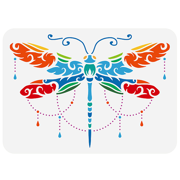 PandaHall FINGERINSPIRE Dragonfly Stencil 8.3x11.7inch Reusable Fancy Dragonfly Drawing Stencil DIY Dragonfly with Beaded Pendant Pattern...
PandaHall FINGERINSPIRE Dragonfly Stencil 8.3x11.7inch Reusable Fancy Dragonfly Drawing Stencil DIY Dragonfly with Beaded Pendant Pattern...