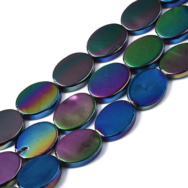 PandaHall Electroplate Natural Freshwater Shell Beads Strands, Oval, Blue, 12.5x9x2~3mm, Hole: 1mm, about 30~31pcs/strand, 15.75 inch(40cm)...
PandaHall Electroplate Natural Freshwater Shell Beads Strands, Oval, Blue, 12.5x9x2~3mm, Hole: 1mm, about 30~31pcs/strand, 15.75 inch(40cm)...