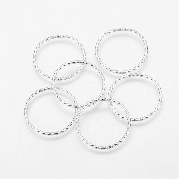 PandaHall Tibetan Style Alloy Linking Rings, Ring, Antique Silver, Cadmium Free & Lead Free, 30x2mm, Inner Diameter: 26mm Alloy Ring
PandaHall Tibetan Style Alloy Linking Rings, Ring, Antique Silver, Cadmium Free & Lead Free, 30x2mm, Inner Diameter: 26mm Alloy Ring