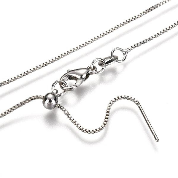 PandaHall Adjustable Electroplate Brass Venetian Chain Necklace Making, Long-Lasting Plated, with Lobster Claw Clasps and Round Beads...
PandaHall Adjustable Electroplate Brass Venetian Chain Necklace Making, Long-Lasting Plated, with Lobster Claw Clasps and Round Beads...
