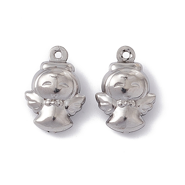 PandaHall 304 Stainless Steel Pendants, Angel, Stainless Steel Color, 15x10x5.5mm, Hole: 1mm 304 Stainless Steel Angel & Fairy
PandaHall 304 Stainless Steel Pendants, Angel, Stainless Steel Color, 15x10x5.5mm, Hole: 1mm 304 Stainless Steel Angel & Fairy