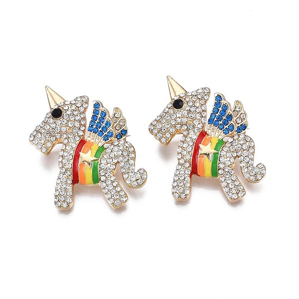 PandaHall Unicorn Enamel Pin with Rhinestone, 3D Animal Alloy Brooch for Backpack Clothes, Nickel Free & Lead Free, Light Golden, Colorful..., Clear
PandaHall Unicorn Enamel Pin with Rhinestone, 3D Animal Alloy Brooch for Backpack Clothes, Nickel Free & Lead Free, Light Golden, Colorful..., Clear