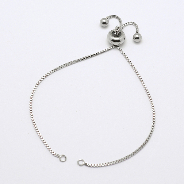 PandaHall 304 Stainless steel Chain Bracelet Making, Slider Bracelets Making, Stainless Steel Color, 8-5/8 inch(22cm), 1.2mm, Hole: 2mm...
PandaHall 304 Stainless steel Chain Bracelet Making, Slider Bracelets Making, Stainless Steel Color, 8-5/8 inch(22cm), 1.2mm, Hole: 2mm...