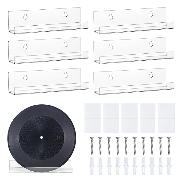 PandaHall Acrylic Wall Mounted Vinyl Record Storage Holder Rack, Music Album Hanging Display Stand with Adhesive Stickers, for Music Lovers..., Clear
PandaHall Acrylic Wall Mounted Vinyl Record Storage Holder Rack, Music Album Hanging Display Stand with Adhesive Stickers, for Music Lovers..., Clear