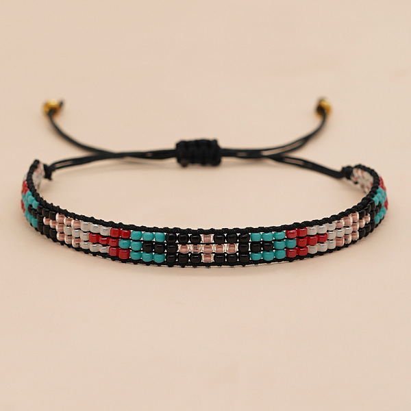 PandaHall Colorful Miyuki Beaded Cross Mosaic Handmade Braided Bead Bracelets for Women Men Glass
PandaHall Colorful Miyuki Beaded Cross Mosaic Handmade Braided Bead Bracelets for Women Men Glass