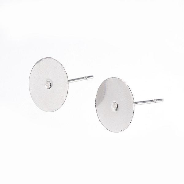 PandaHall 304 Stainless Steel Stud Earring Findings, Stainless Steel Color, 12x10mm, Pin: 0.8mm 304 Stainless Steel Others
PandaHall 304 Stainless Steel Stud Earring Findings, Stainless Steel Color, 12x10mm, Pin: 0.8mm 304 Stainless Steel Others