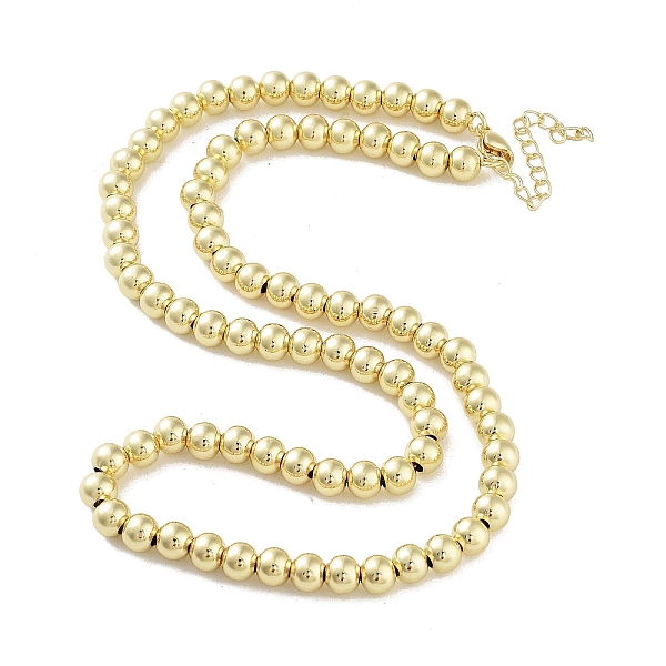PandaHall Brass Beaded Necklaces, Long-Lasting Plated, Cadmium Free & Lead Free, Real 18K Gold Plated, 17.56 inch(446mm), Beads: 6mm Brass
PandaHall Brass Beaded Necklaces, Long-Lasting Plated, Cadmium Free & Lead Free, Real 18K Gold Plated, 17.56 inch(446mm), Beads: 6mm Brass