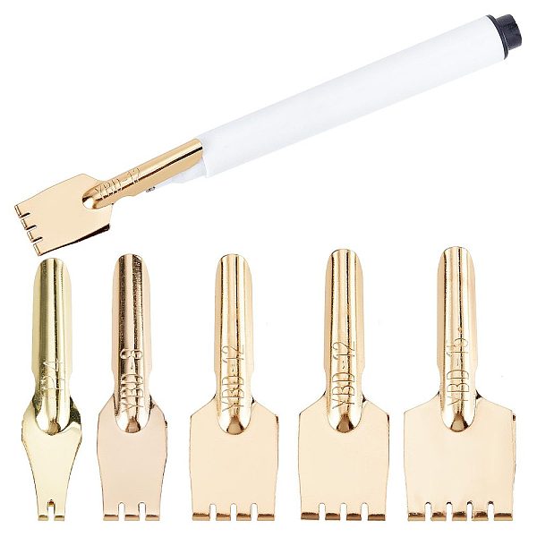 PandaHall Gorgecraft 5Pcs 5 Style Brass Fourtain Pen Nibs, Tibetan Language Writing Pen Nib, Replacement Parellel Calligraphy Pen Nib...
PandaHall Gorgecraft 5Pcs 5 Style Brass Fourtain Pen Nibs, Tibetan Language Writing Pen Nib, Replacement Parellel Calligraphy Pen Nib...