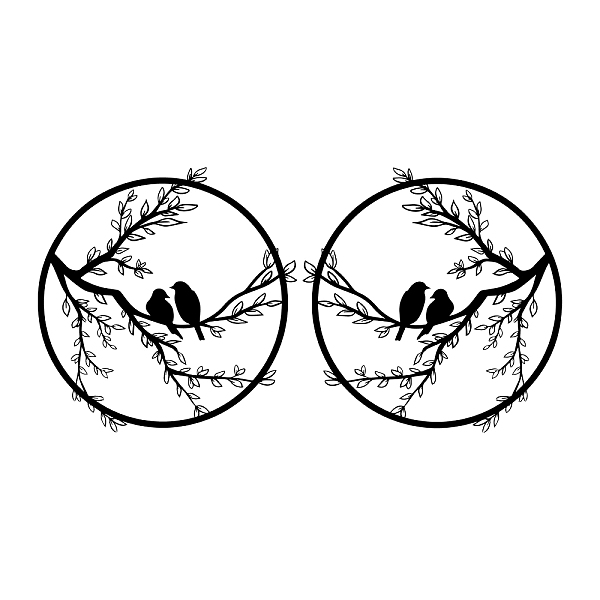 PandaHall PVC Wall Stickers, for Wall Decoration, Bird Pattern, 360x710mm, 2pcs/set PVC Bird Black
PandaHall PVC Wall Stickers, for Wall Decoration, Bird Pattern, 360x710mm, 2pcs/set PVC Bird Black