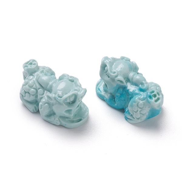 PandaHall Synthetic Coral Beads, Dyed, Curved, Pi Xiu, Light Cyan, 9.5x18x9.2mm, Hole: 1.2mm Synthetic Coral Other Animal Cyan
PandaHall Synthetic Coral Beads, Dyed, Curved, Pi Xiu, Light Cyan, 9.5x18x9.2mm, Hole: 1.2mm Synthetic Coral Other Animal Cyan