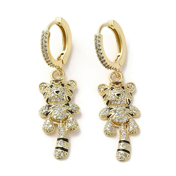 PandaHall Raccoon Real 18K Gold Plated Brass Dangle Leverback Earrings, with Enamel and Cubic Zirconia, Clear, 43x12mm Cubic Zirconia...
PandaHall Raccoon Real 18K Gold Plated Brass Dangle Leverback Earrings, with Enamel and Cubic Zirconia, Clear, 43x12mm Cubic Zirconia...