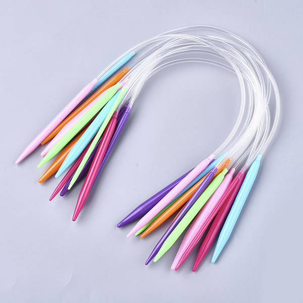 PandaHall ABS Plastic Circular Knitting Needles, with PVC Wire, Mixed Color..., Multicolor
PandaHall ABS Plastic Circular Knitting Needles, with PVC Wire, Mixed Color..., Multicolor