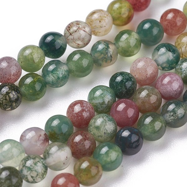 PandaHall Natural Indian Agate Bead Strands, Round, 3mm, Hole: 0.5mm, about 110pcs/strand, 15 inch Indian Agate Round
PandaHall Natural Indian Agate Bead Strands, Round, 3mm, Hole: 0.5mm, about 110pcs/strand, 15 inch Indian Agate Round