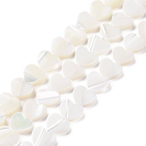 PandaHall Natural Trochus Shell Beads Strands, Heart, White, 8.5x8.5x2.5mm, Hole: 0.7mm, about 52~53pcs/strand, 15.71''(39.9cm) Trochus...
PandaHall Natural Trochus Shell Beads Strands, Heart, White, 8.5x8.5x2.5mm, Hole: 0.7mm, about 52~53pcs/strand, 15.71''(39.9cm) Trochus...