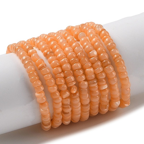 PandaHall Natural Freshwater Shell Beads Strands, Dyed, Rondelle, Coral, 3x2mm, Hole: 0.5mm, about 183~186pcs/strand, 14.96''(38cm)..., Red
PandaHall Natural Freshwater Shell Beads Strands, Dyed, Rondelle, Coral, 3x2mm, Hole: 0.5mm, about 183~186pcs/strand, 14.96''(38cm)..., Red