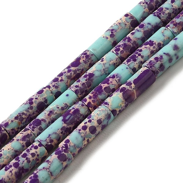PandaHall Synthetic Imperial Jasper Dyed Beads Strands, Column, Pale Turquoise, 12.5~13x3.5~4mm, Hole: 1.2mm, about 29pcs/strand, 15.31''...
PandaHall Synthetic Imperial Jasper Dyed Beads Strands, Column, Pale Turquoise, 12.5~13x3.5~4mm, Hole: 1.2mm, about 29pcs/strand, 15.31''...
