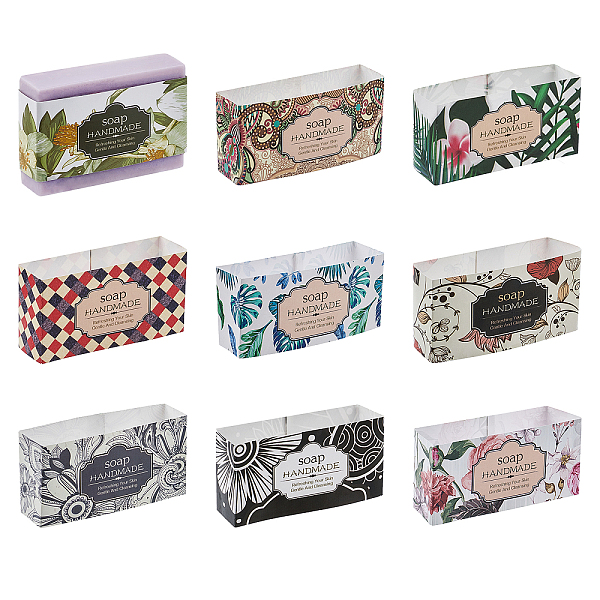PandaHall 90pcs Soap Wrapper 9 Style Flower Wrap Paper Tape Vertical Soap Paper Tag f for Homemade Soap Bar Packaging Paper Multicolor
PandaHall 90pcs Soap Wrapper 9 Style Flower Wrap Paper Tape Vertical Soap Paper Tag f for Homemade Soap Bar Packaging Paper Multicolor